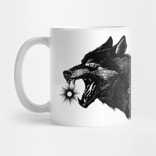 Walking mythology. Wolf Fenrir. Mug